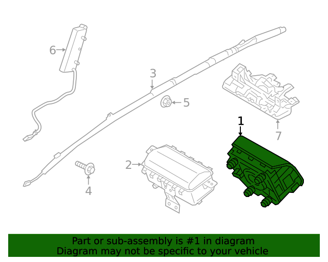 Genesis G70 Diagram AirBag